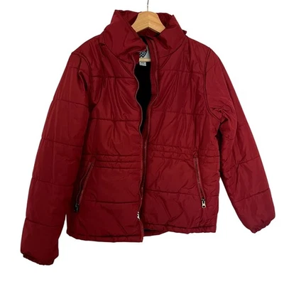 Киты хвост производительности носить красный пуховик зимнее пальто мужской размер M флисовая подкладка - Изображение 1 из 4