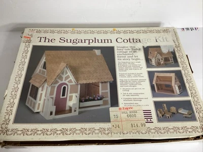 Sugar Plum Cottage Kit GG Products Tudor Doll House w/ Furniture Never Assembled - Image 1 of 4