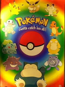 Pokemon - Gotta Catch 'em All! - Filmposter 88x64cm gerollt - Picture 1 of 1
