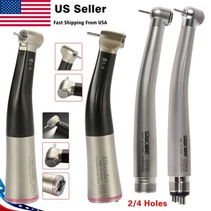 Pieza de mano dental de alta velocidad/contraángulo óptico creciente 1:5/rotor EE. UU. - Imagen 1 de 26