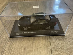 1/43   Minichamps  Mercedes-Benz SL Klasse Schwarz Black 1 Of 2,544 - Picture 1 of 8