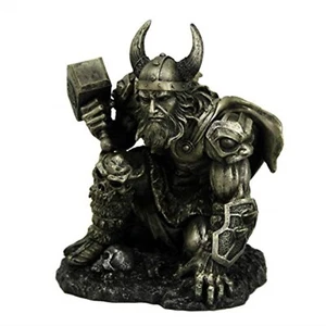 Thor mit Hammer Figur Neu Nordische Mythologie Figur - Bild 1 von 2