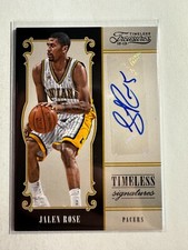 K158,274 - 2012-13 Timeless Treasures Timeless Auto #7 Jalen Rose #/199
