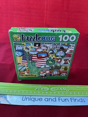 Jigsaw Puzzle 100 Pieces Puzzlebug American Sticker Collage, 8.75" X 11.25" - Image 1 of 4