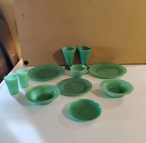 11 Piece RARE Collection VTG. Anchor Hocking/ Fire King Rainbow Glass PERFECT! - Picture 1 of 2