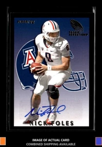 2012 Fleer Retro Ultra Nick Foles Rookie Sensations Auto Arizona Wildcats - Picture 1 of 2