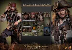 Hot Toys Jack Sparrow Dead Men Tell No Tales 1:6 Scale Figure DX37 Johnny Depp - Picture 1 of 18