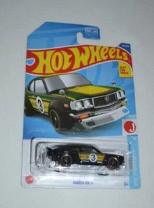 HOT WHEELS 2022 HW J-IMPORTS 5/10 - MAZDA RX-3 BLACK WITH YELLOW TRIM - Bild 1 von 6
