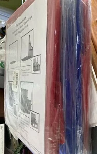 Juego de 4 estantes organizadores de libros/revistas de plástico de 3 piezas para tienda realmente buenos NUEVO - Imagen 1 de 4