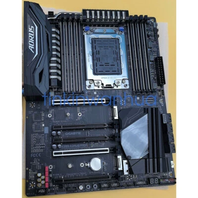 For GIGABYTE X399 AORUS PRO Motherboard DDR4 3×M.2 8×SATAIII ATX - Image 1 of 2