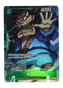 Tarjeta de una pieza - RAIZO (UC) OP01-052 arte completo PRB01 "THE BEST" inglés casi nuevo/muy bueno - Imagen 1 de 2