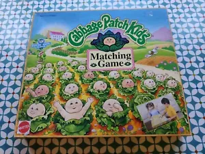 Vintage 90s Cabbage Patch Kids Matching Board Game Retro 1995 Used Mattel - Picture 1 of 19