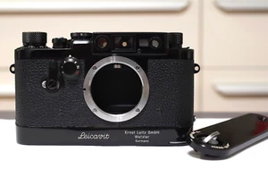 Leica IIIG mit Leicavit schwarz Lack *** perfect condition *** - Bild 1 von 15