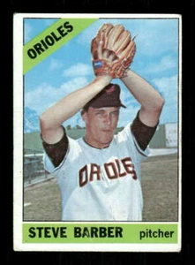 1966 Topps Baseball 477 Steve Barber VG to VGEX BXCP40 - Picture 1 of 2