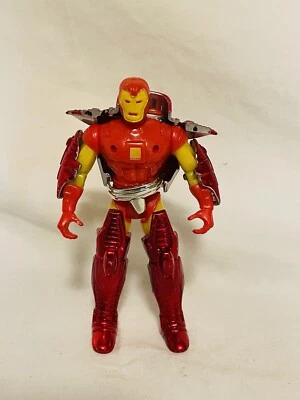 Vintage Marvel Classic Red Yellow Iron Man 5" inch action figure Toy Biz 1994 - Image 1 of 2