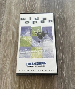 NEW WIDE OPEN VINTAGE TAJ BURROW ANDY IRONS GOLF LONGBOARD SUP SURF VHS VIDEO - Picture 1 of 5