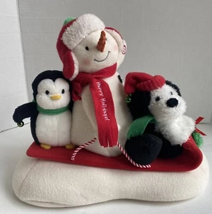 VTG Hallmark Jingle Pals 2007 Snow What Fun Sledders Christmas Animated Working - Picture 1 of 5