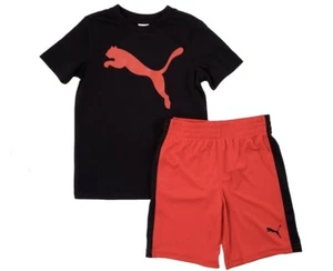 Puma Boys Youth Activewear Shirt and Shorts Set Size 4 NWT $34 - Picture 1 of 7