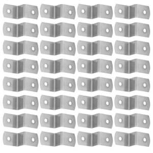 50pcs Picture Frame Clips Table Tops Fasteners Z Clips Canvas Offset Clips for - Picture 1 of 12