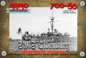 Armo 700-56 1/700 SMS Oldengurg, 1884 - Imagen 1 de 10