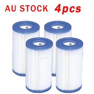 4 X Intex Type A / Krystal Clear Pool Cartridge Filter Element AU Stock - Picture 1 of 10