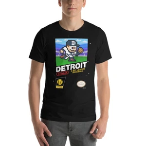 Detroit Tigers Baseball Team Jersey 8-bit Nintendo NES Retro Vintage T-Shirt - Picture 1 of 13