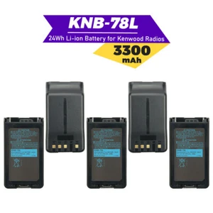 5PC 3300mAh KNB-78L Akumulator litowo-jonowy do Kenwood TK-3360 TK-3160 TK-2170 TK-3173 - Zdjęcie 1 z 12