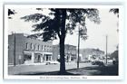 Postcard OH Madison Ohio Main Street View 1950's Cars Storefronts Duffys Posted