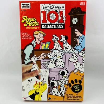 De colección Disney 101 Dálmatas Presto Magix Palo y Elevador Juego 1991 Arte Rosa Nuevo de Lote Antiguo Foto 1 de 4