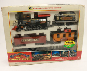 Vintage 1994 Timberwolf & Redwood Great Railroad Empire Train Set AS IS
