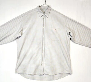 Duck Head Classic Oxford Plaid Long Sleeve Men's Large Button Down - Picture 1 of 15