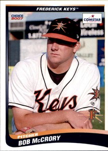 2007 Frederick Keys SGA Choice #23 Bob McCrory Steens Mississippi Baseball Card