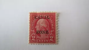 Canal Zone - 1924 - 2 Cents Carmine Overprinted George Washington # 73 Mint F-VF - Picture 1 of 2