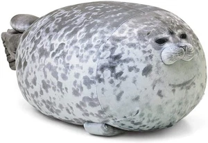 Chubby Blob Seal Pillow,Stuffed Cotton Plush Animal Toy Cute Ocean Small(11.8... - Picture 1 of 4