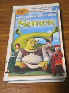 Shrek VHS 2002 Animation Extended Ending DreamWorks Academy Award - Imagen 1 de 11