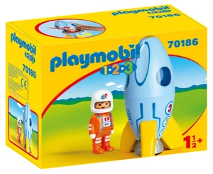 Playmobil 70186 Razzo 123 Junior Astronave Space Space Space 1.2.3 Rocket RARO  - Foto 1 di 4