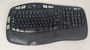 Logitech K350 MK550 Comfort Wave Wireless Keyboard No Dongle - Afbeelding 1 van 14