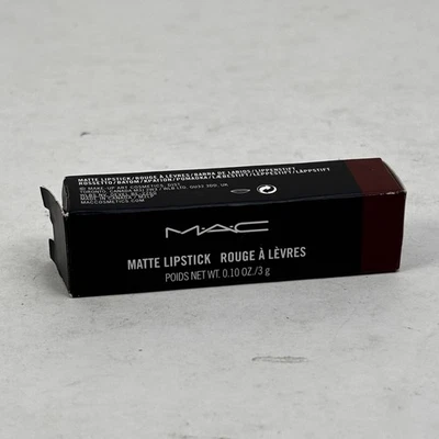 MAC Matte Lipstick - 660 Avant Garnet Red Make Up Cosmetics 3g - New in Box - Image 1 of 4