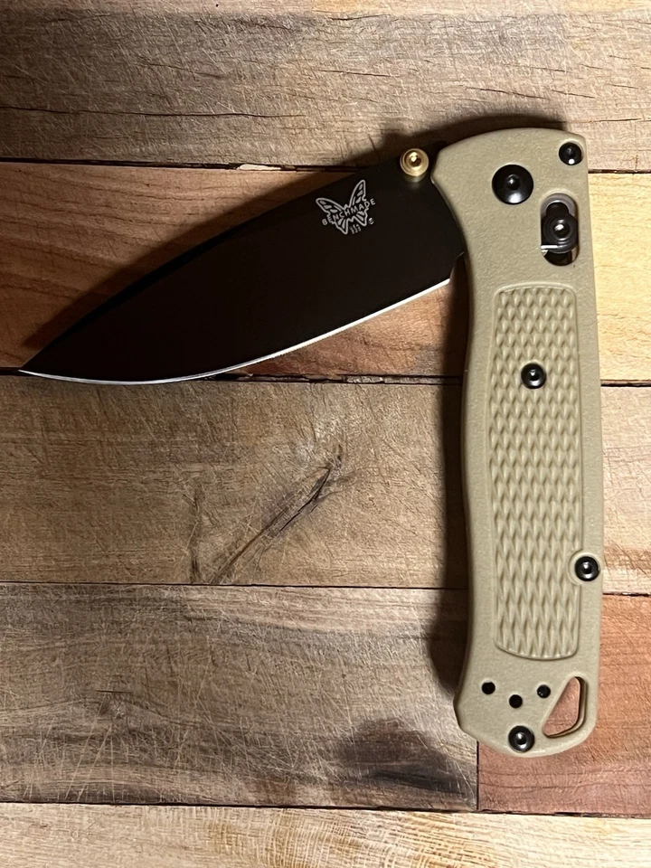 Navaja de bolsillo plegable ambidiestra Benchmade 535GRY-1 - verde Foto 1 de 3
