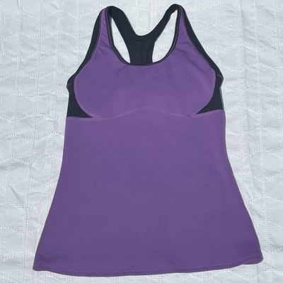 Camiseta sin mangas New Balance vintage púrpura y negra Foto 1 de 2