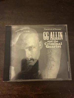 GG Allin Carnival Of Excess Cd Foto 1 de 4