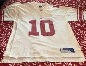 Reebok New York Giants Eli Manning #10 Jersey White XL - Picture 1 of 7