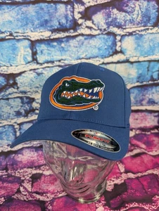 Cappello berretto Florida Gators uomo blu aderente flex fit ricamato taglia S/M NCAA - Foto 1 di 7