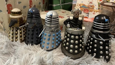 Rare dalek Bundle, special Weapons Dalek, Davros, Genesis dalek, 60s, TV21 - Image 1 of 4