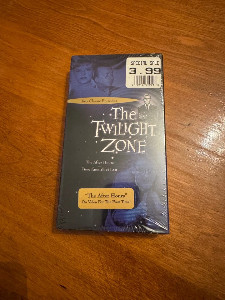 The Twilight Zone Real Martian Please Stand Up Serve Man Episodes VHS CBS Sealed - Image 1 of 2
