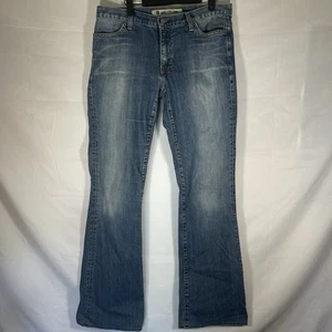 Vintage Y2K Gap Jeans Womens 10 Blue Long Lean Mid Rise Stretch Denim - Picture 1 of 12