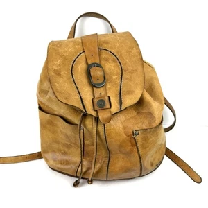 Mochila de Colección Patricia Nash Vasto Mochila de Cuero Italiano Tostado LEER - Imagen 1 de 12