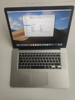 Apple MacBook Pro 15 Retina 2.5GHz i7 16GB RAM 512GB SSD 2015 R9 M370X 2GB ram - Bild 1 von 4