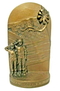 Sebastian Miniatur SML-597A Amerika Salutes Desert Storm Plakette (Bronze) 5788 - Bild 1 von 3