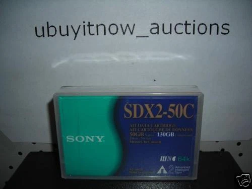Cartucho de cinta de datos 1/PK SONY SDX2-50C 50GB/130GB AIT-2 170m AIT2 Foto 1 de 1